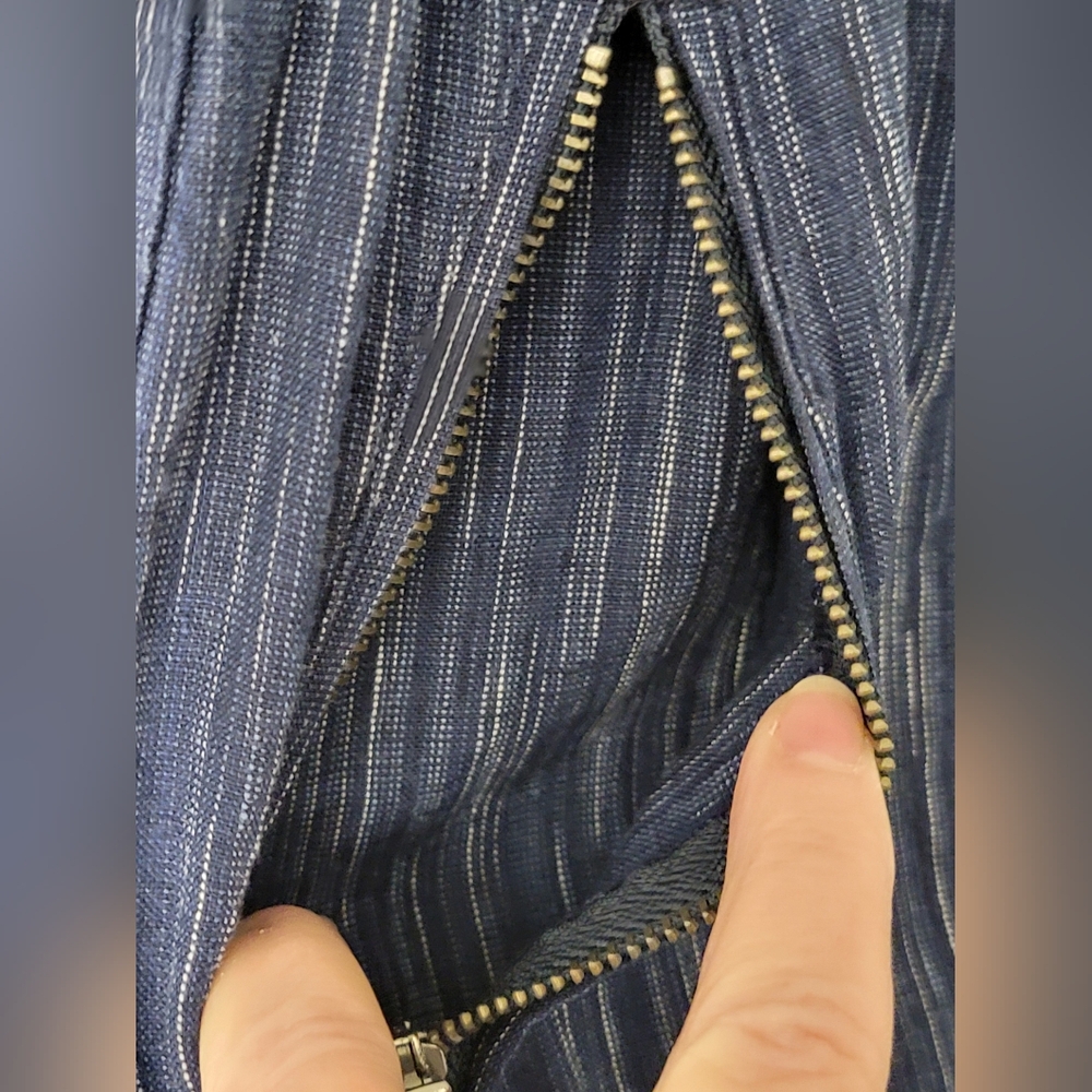Athleta 100% Linen Wide Leg Drawstring Pants Size 6 - Picture 6 of 11